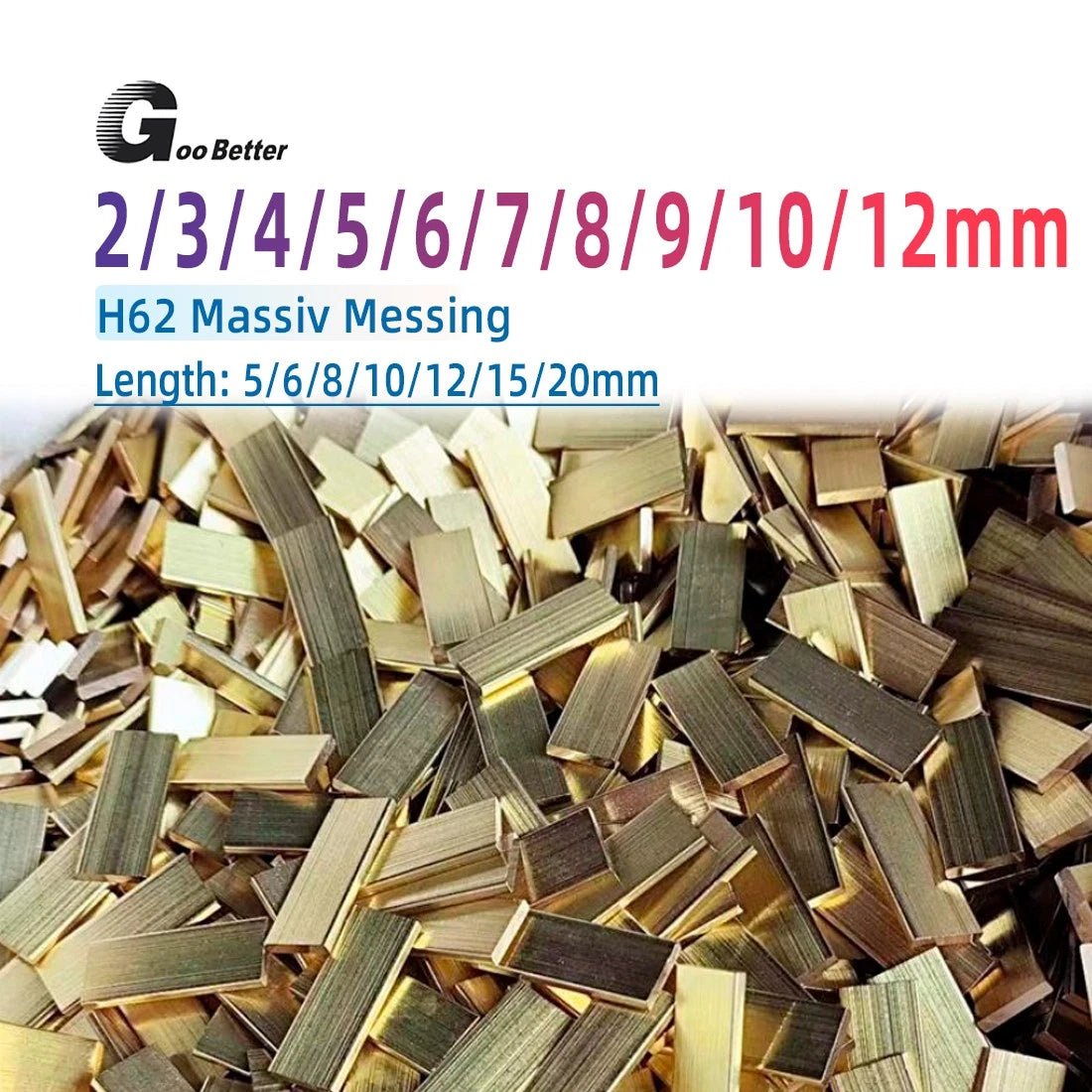 Brass Flat/Bar Sheet Metal guillotine cut -2/3/4/5/6/7/8/9/10MM- Multiple Sizes - HomeDIYer
