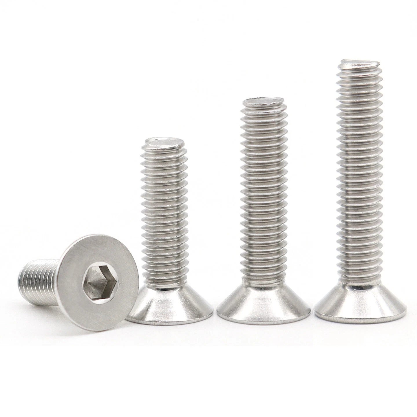 A2 Stainless Steel Socket Countersunk Screws – ISO 10642, M3 M4 M5, Fully Threaded
