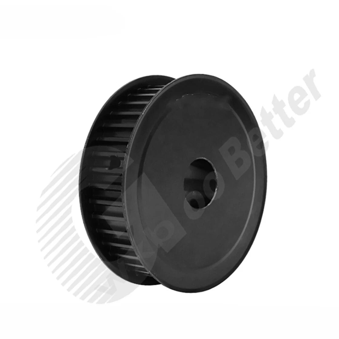S8M 30mm Timing Belt Smooth Tooth Drive Pulley 22T~40T Bore=8~28mm Black Steel