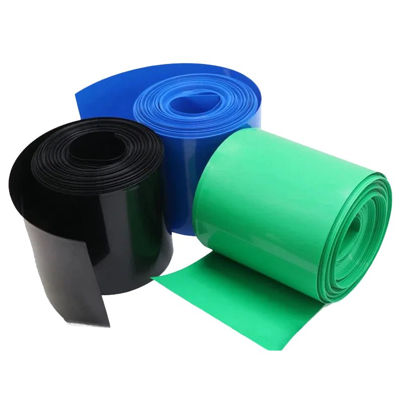 120mm PVC Heat Shrink Tubing for Battery Packs & Cable Wrapping — Multicolor - HomeDIYer