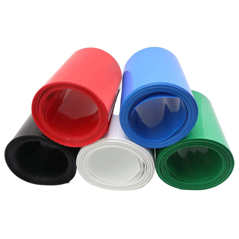 PVC Heat Shrink Tubing 160mm Width — Battery Wrap & Wire Insulation Sleeve