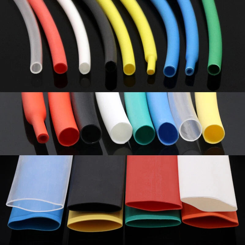 3:1 Heat Shrink Tubing — Dual Wall Adhesive-Free Sleeve, Φ1.6mm to Φ65mm, 8 Colors