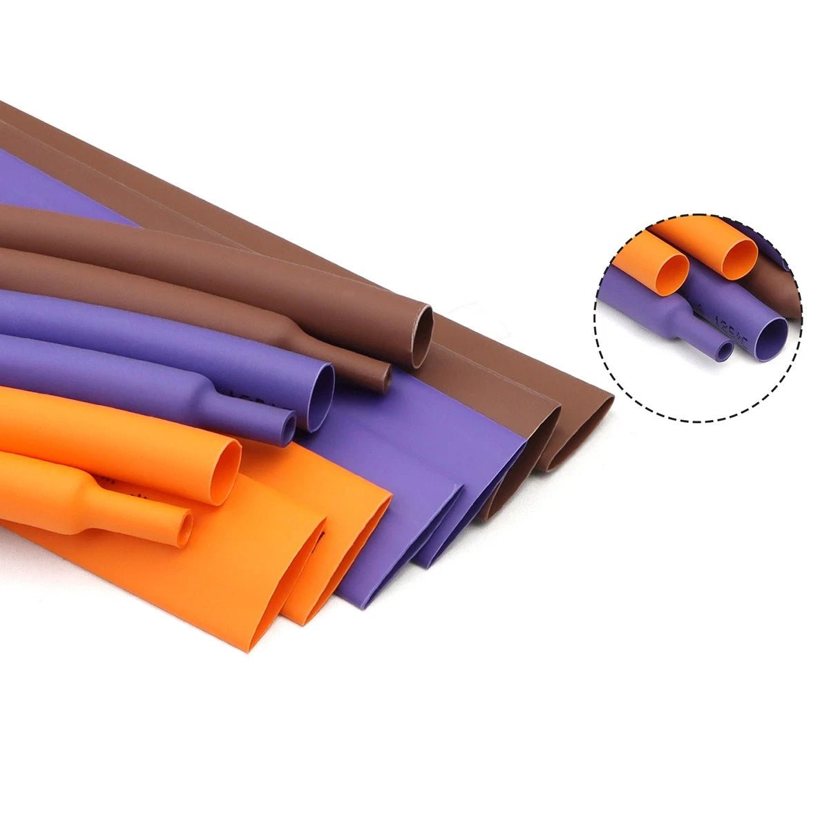 Heat Shrink Tubing 2:1 — Electrical Wire Sleeving, 5 Colors, Ø 1mm–50mm - HomeDIYer