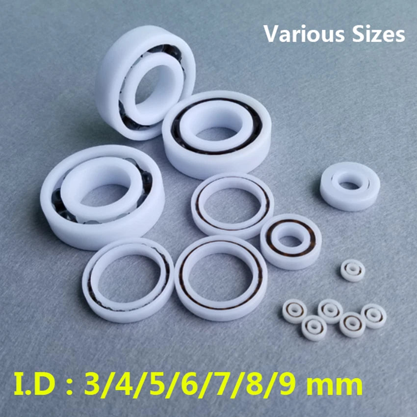 Mini POM Plastic Deep Groove Ball Bearings Replacements 3mm 4mm 5mm 6mm 8mm 9mm