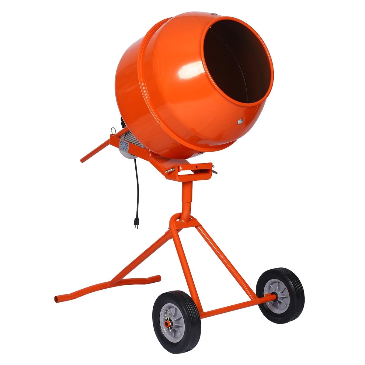 5.0 cu. ft. Portable Concrete Mixer,electric cement mixer ,ETL certificated copper motor - HomeDIYer