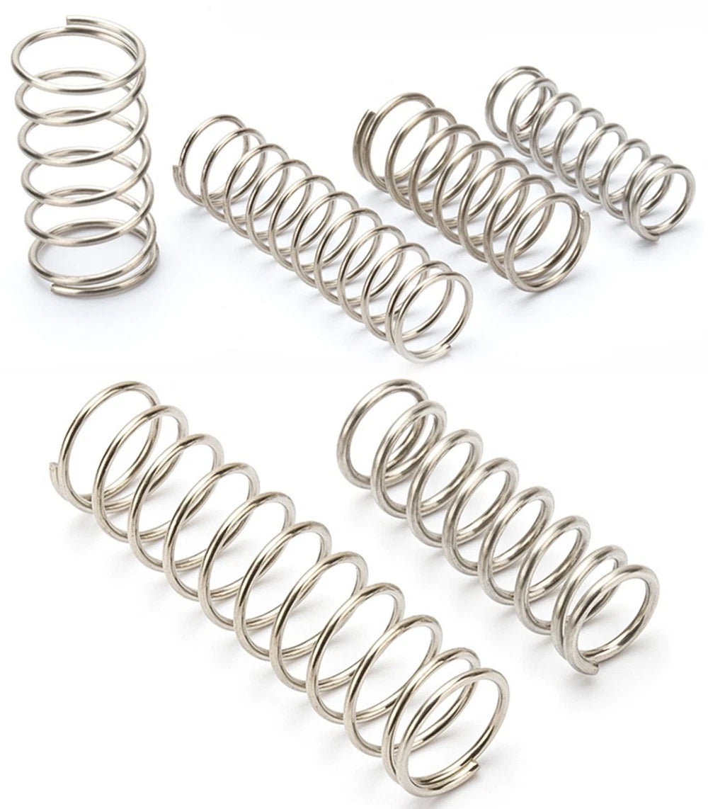 Stainless Steel Compression Spring, 1.6mm Wire, 10mm-50mm Length, Spiral Spring