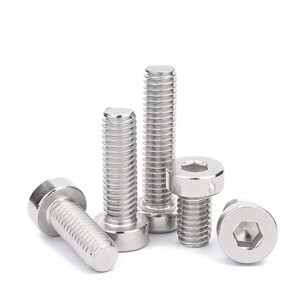 M1.4–M12 Low Head Socket Cap Screws – A2 Stainless Steel, Space‑Saving Design for Tight Clearances