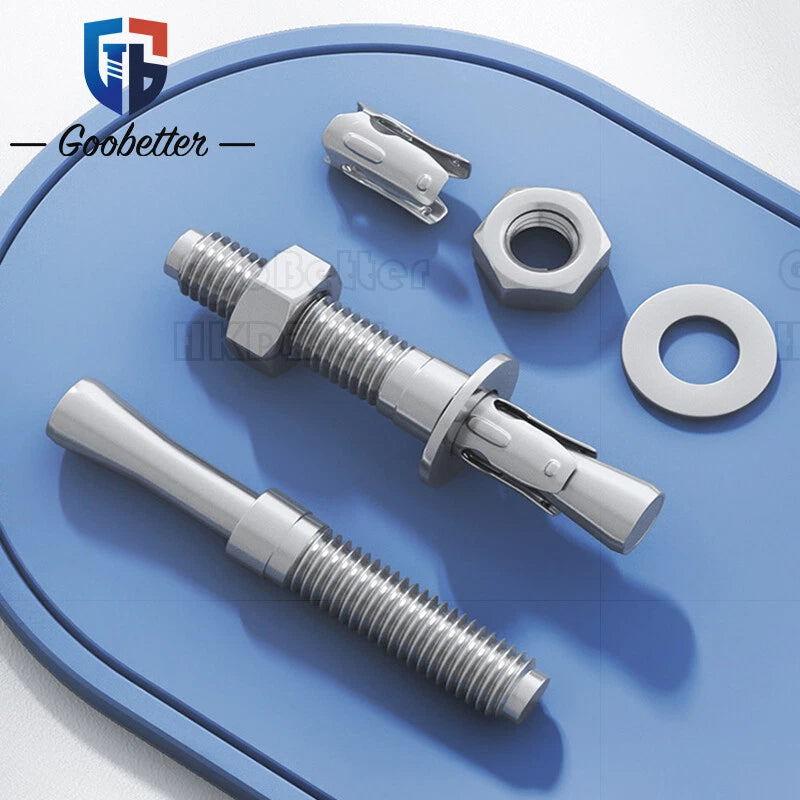 Stainless Steel Through Anchor Bolts — M6 M8 M10 M12 M16 Expansion Bolt