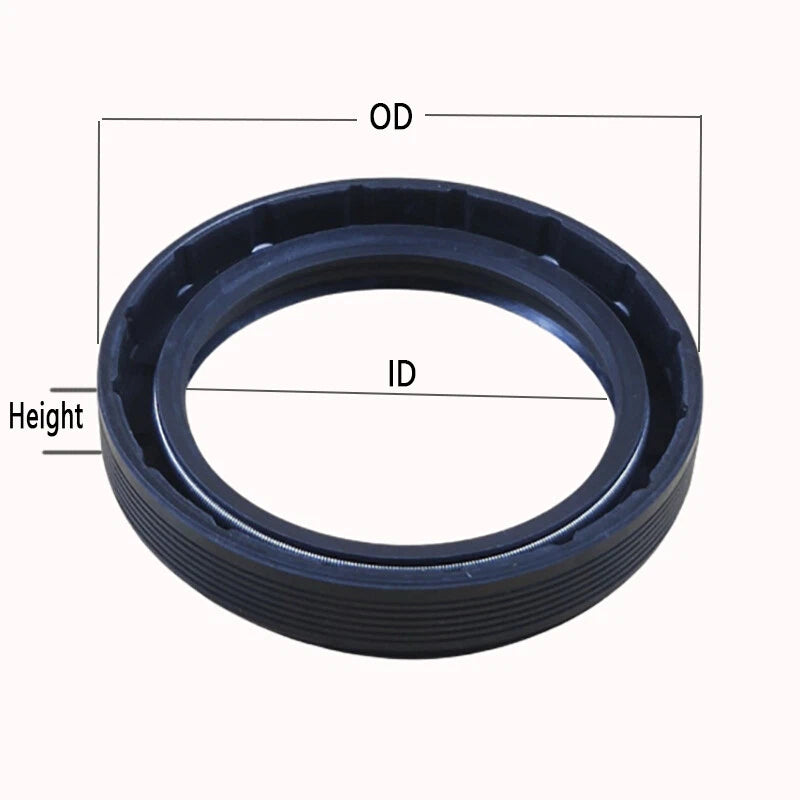 TC Oil Seal Metric NBR Double Lip Rotary Shaft Seal — ID 8mm to 32mm, 5-Pack