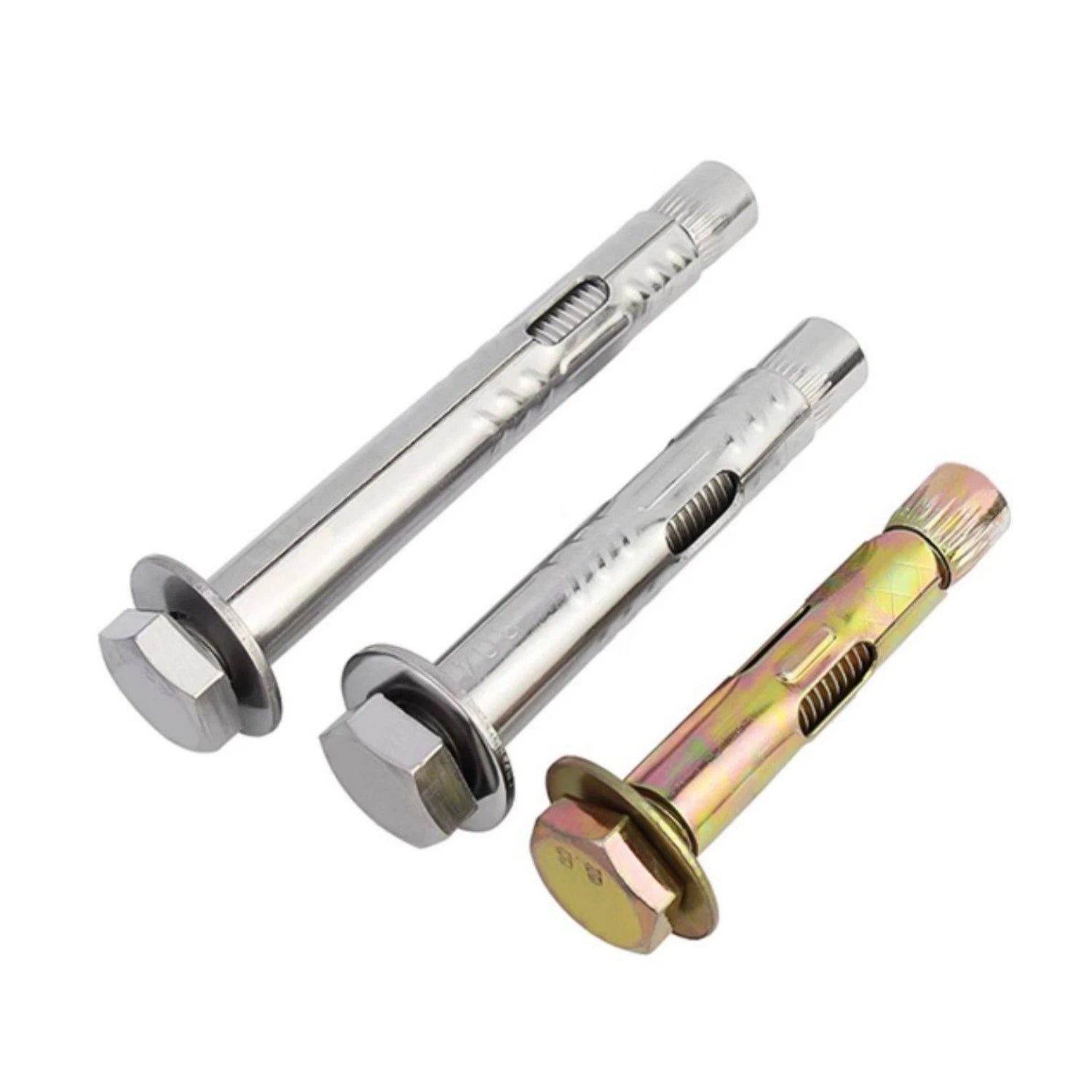 Expansion Anchor Bolts for Masonry — M6 to M16, Stainless Steel & Zinc-Coated