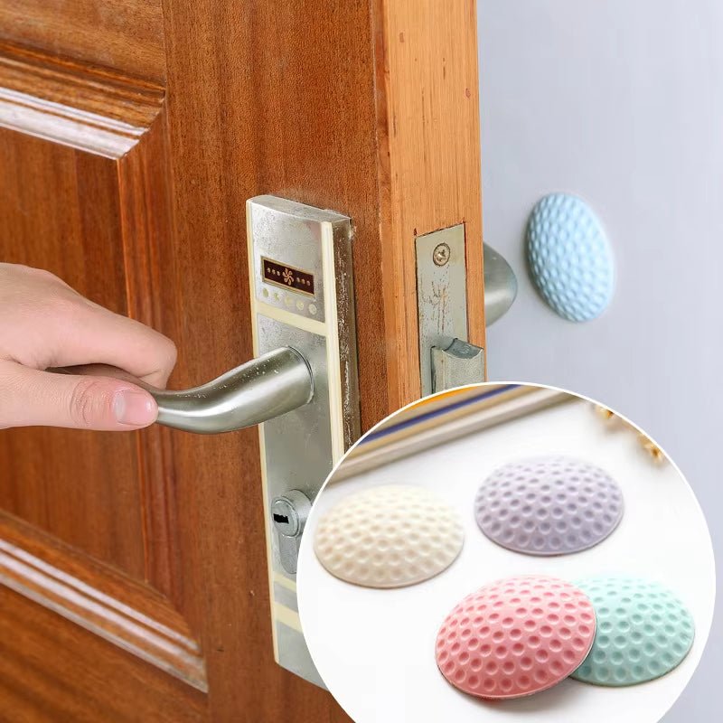 Soft Thickening Mute Rubber Pad To Protect The Wall Self Adhesive Stickers Door Stopper Golf Style Door Fender Home Products - HomeDIYer