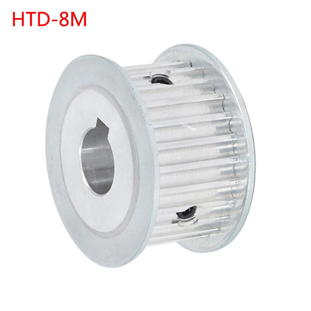 HTD-8M 14-30T Timing Belt Pulley Pitch 8mm With Keyway CNC Drive Wheel Width16mm