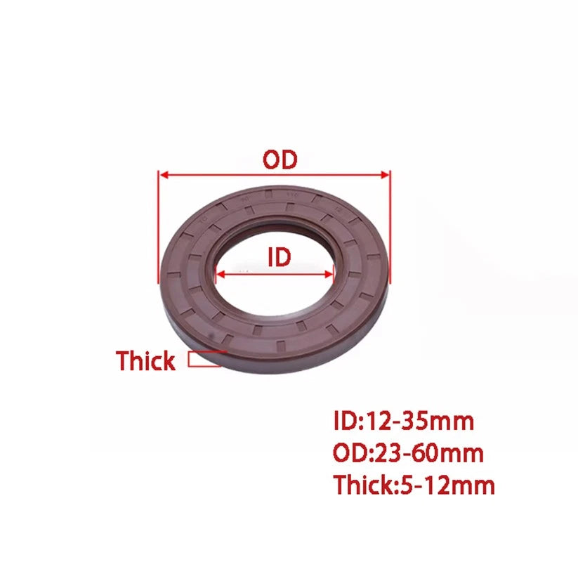 TC Double Lip FKM Oil Seal — Rotary Shaft Skeleton Seal Ring