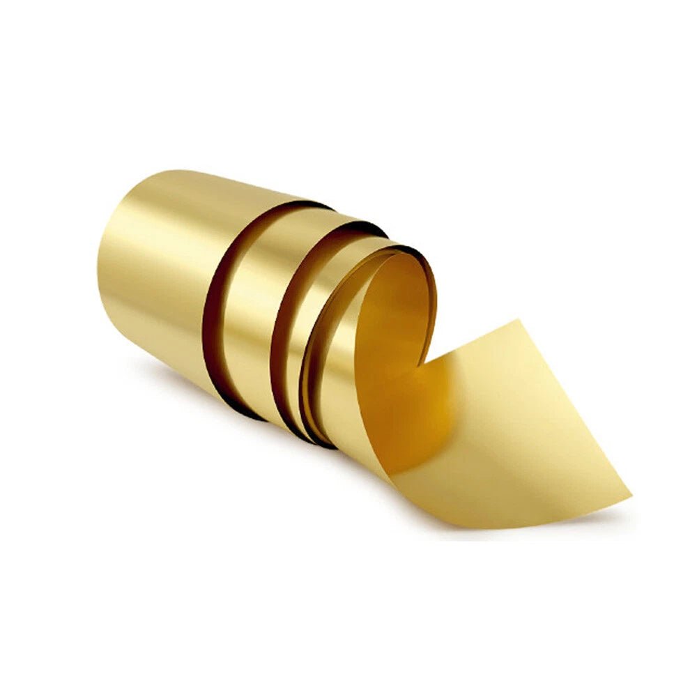 Brass Sheet Strip Roll 0.01mm-1mm Thick 20mm-305mm Width Brass Foil Plate Strip - HomeDIYer