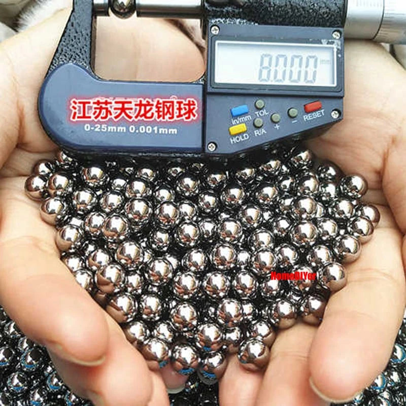1kg High-Precision Steels Balls Solid Metal Bearings Ball Diameter 6.9mm-8.1mm