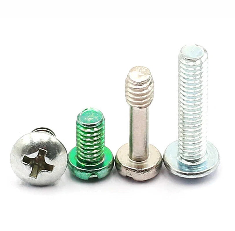 #8-32 UNC Phillips Pan Head Machine Screws | Multi-Finish Zinc & Nickel Plated
