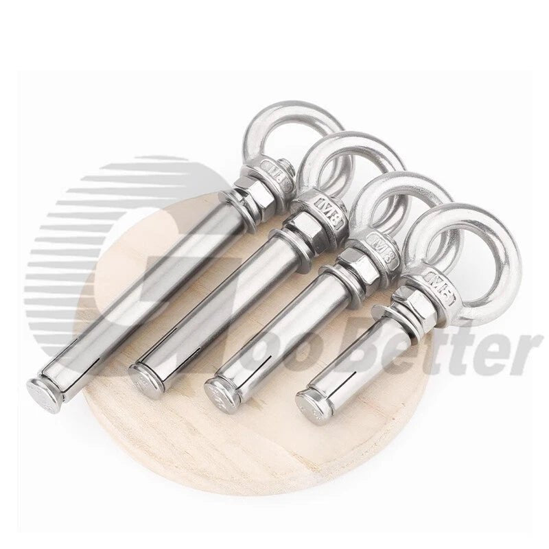 M6 - M20 Stainless Steel Closed Hook Eye Bolt Shield Anchor Expansion Bolt - HomeDIYer