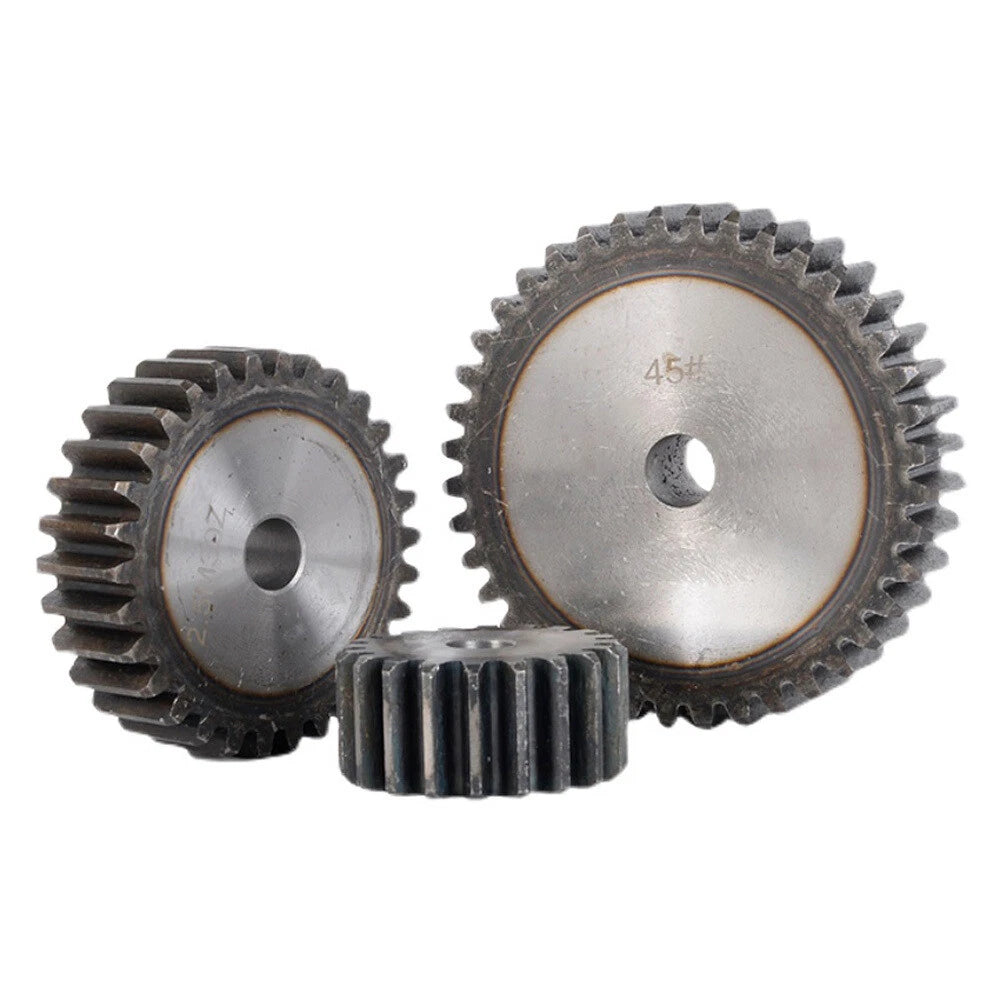 2.5 Mod 12T-75T Spur Gears pitch 7.85mm 45# Steel Pinion Motor Gear Thick 25mm
