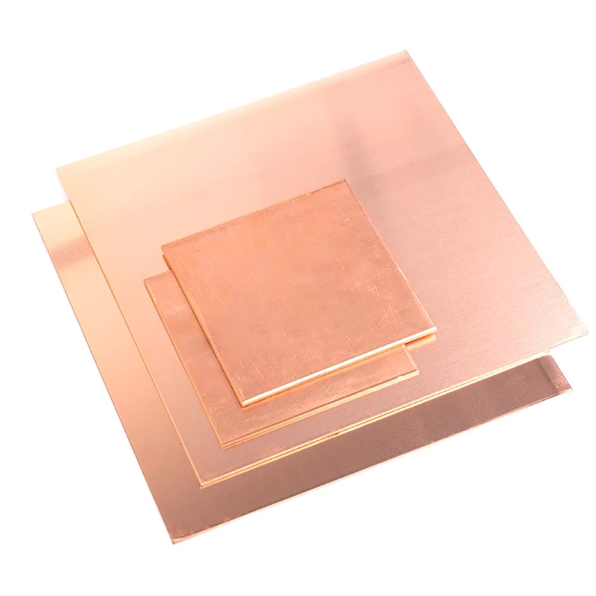 Natural Copper Sheet Metal guillotine cut - 0.3mm - 6.0mm - Multiple - HomeDIYer