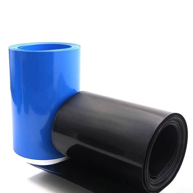 258mm Flat Width PVC Heat Shrink Tubing for Battery Pack Wrap & Sleeve Insulation