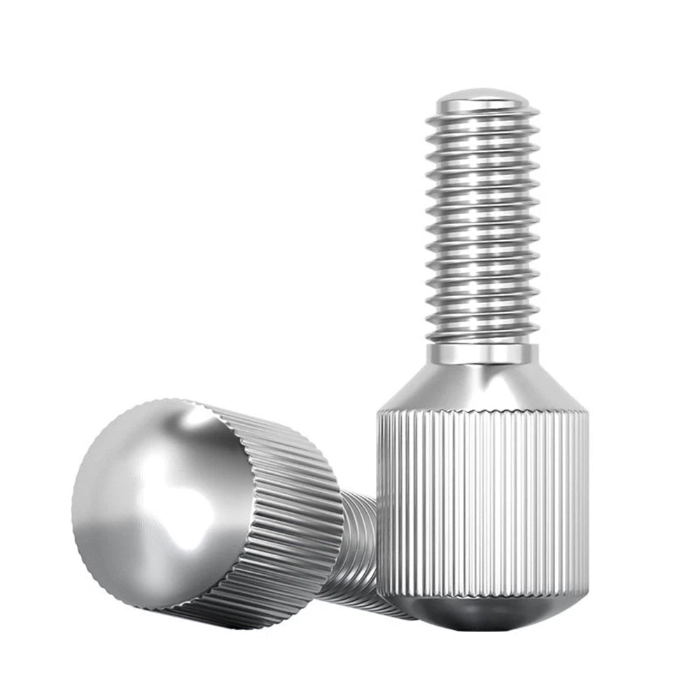 Knurled Thumb Screws – 304 Stainless Steel Small Head Thumbscrew Bolts M2–M8
