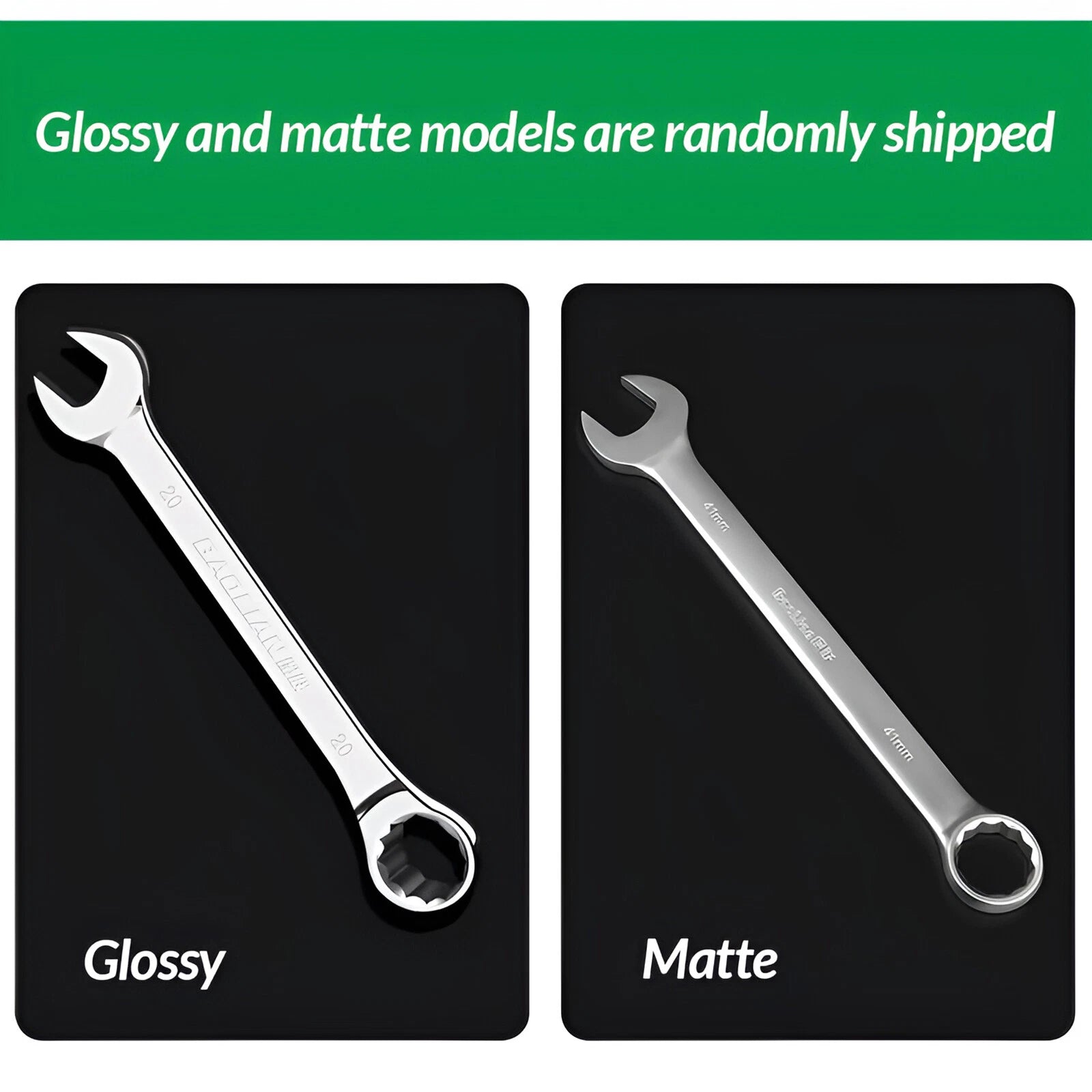 Matt Combination Wrench Set Ignition Spanner Steel Tools Metric SAE 6MM-50MM