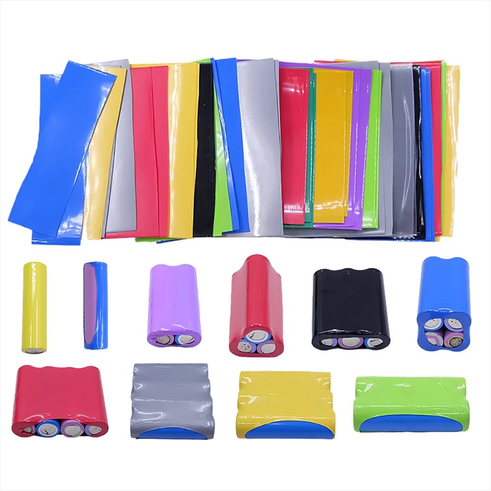 PVC Heat Shrink Tubing for Battery Wraps & Wire Insulation — 7mm to 85mm, 20+ Colors - HomeDIYer