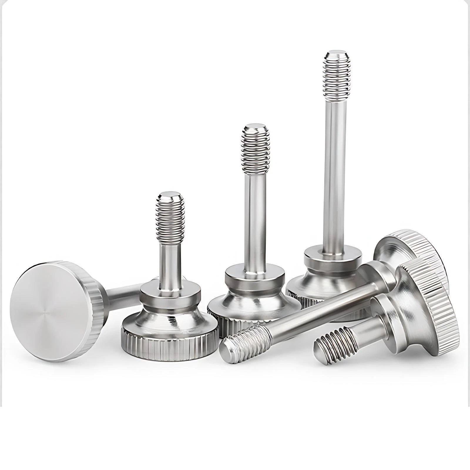 Knurled Thumb Screws Stainless Steel — M2 M2.5 M3 M4 M5 M6 M8 M10 Hand Knob Bolts