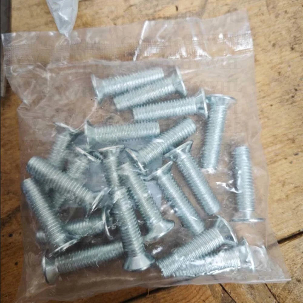 M3–M12 Zinc Plated Phillips Countersunk Machine Screws DIN 965 | Flat Head Bolts