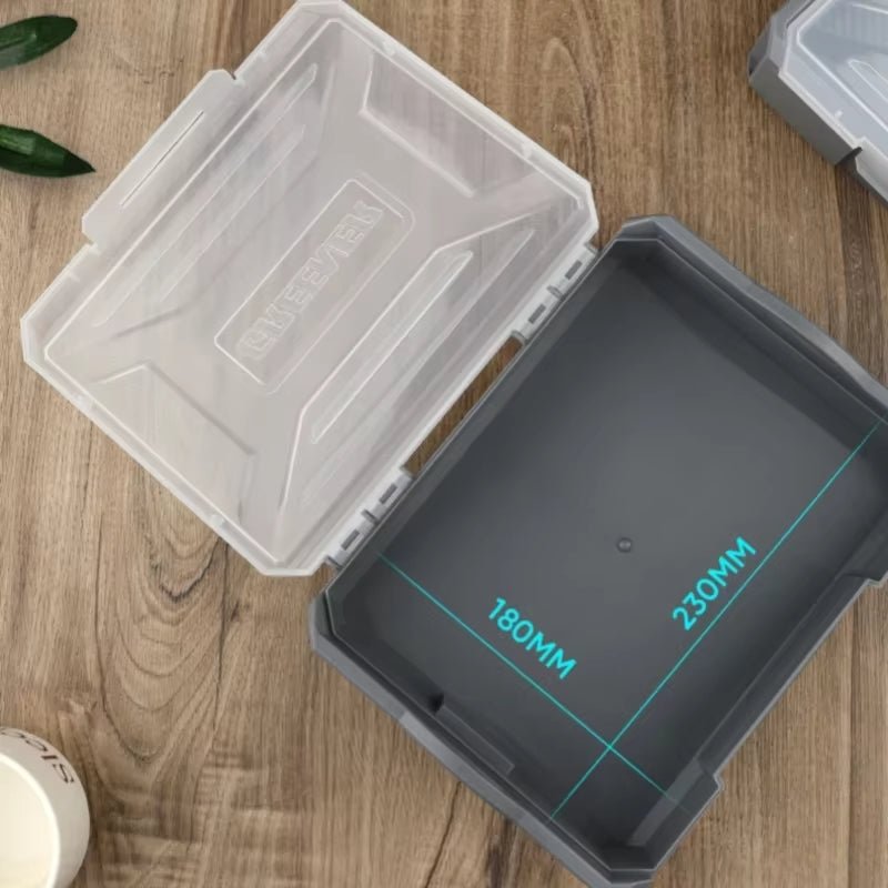 Storage Box Multifunctional Plastic Hardware Tool Parts Box Household Sorting Box Batch Head Small Screw Accessories - HomeDIYer