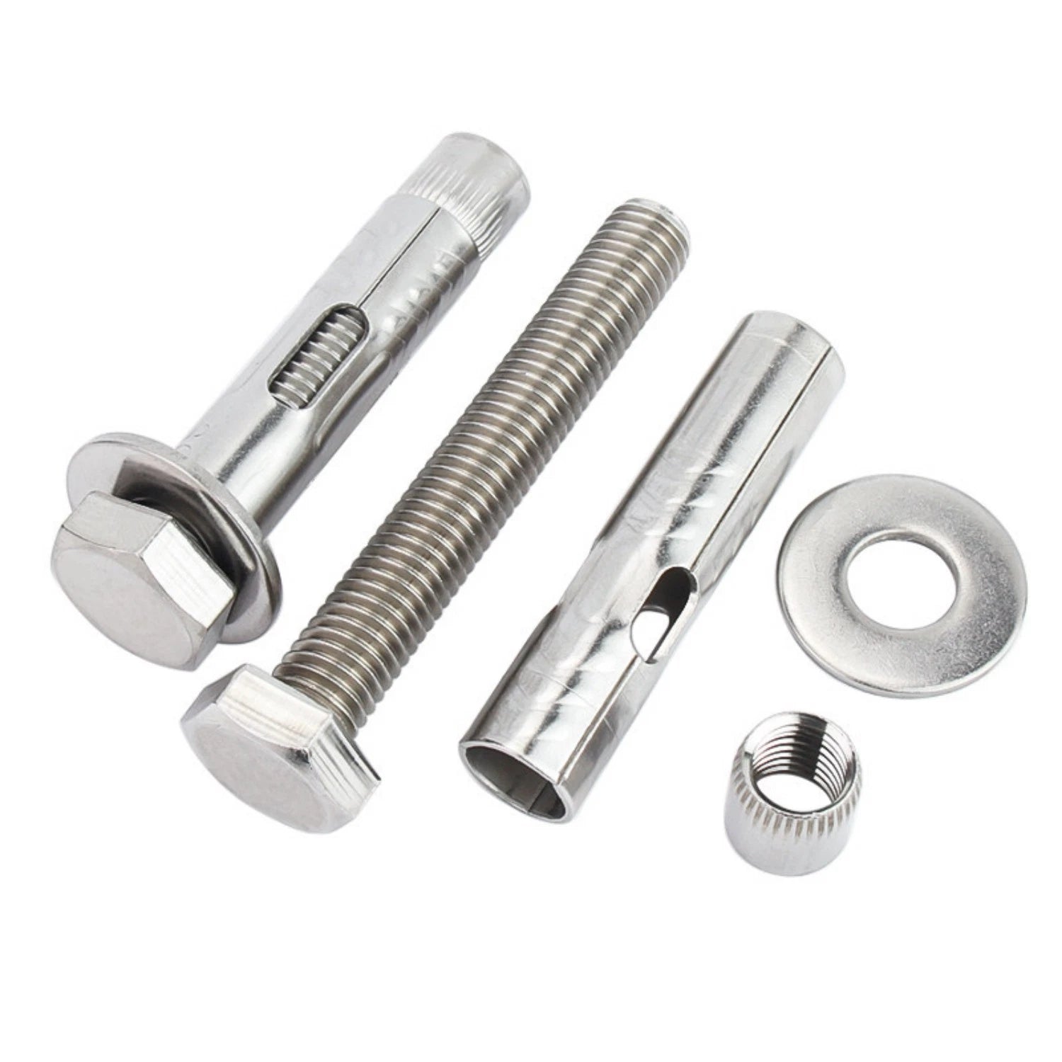 Stainless Steel Expansion Bolts for Masonry — M6 M8 M10 M12 Wall Anchor Screws