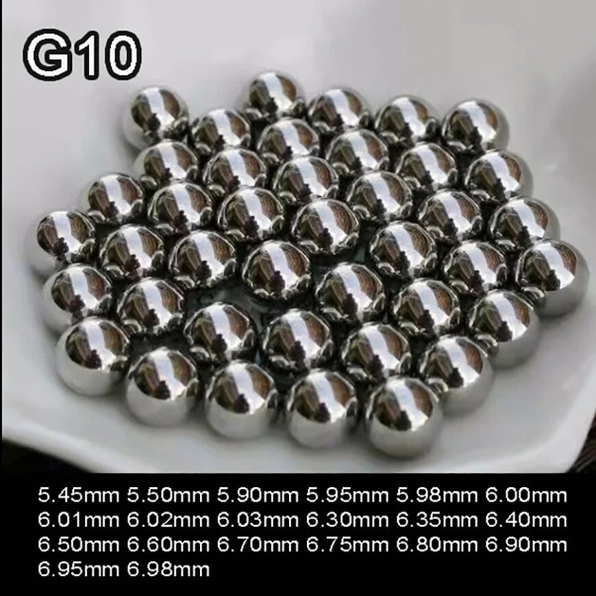 1kg Gcr15 Steel Ball Bearing G10 Replacement Bearings Diameter 5.45mm-6.98mm