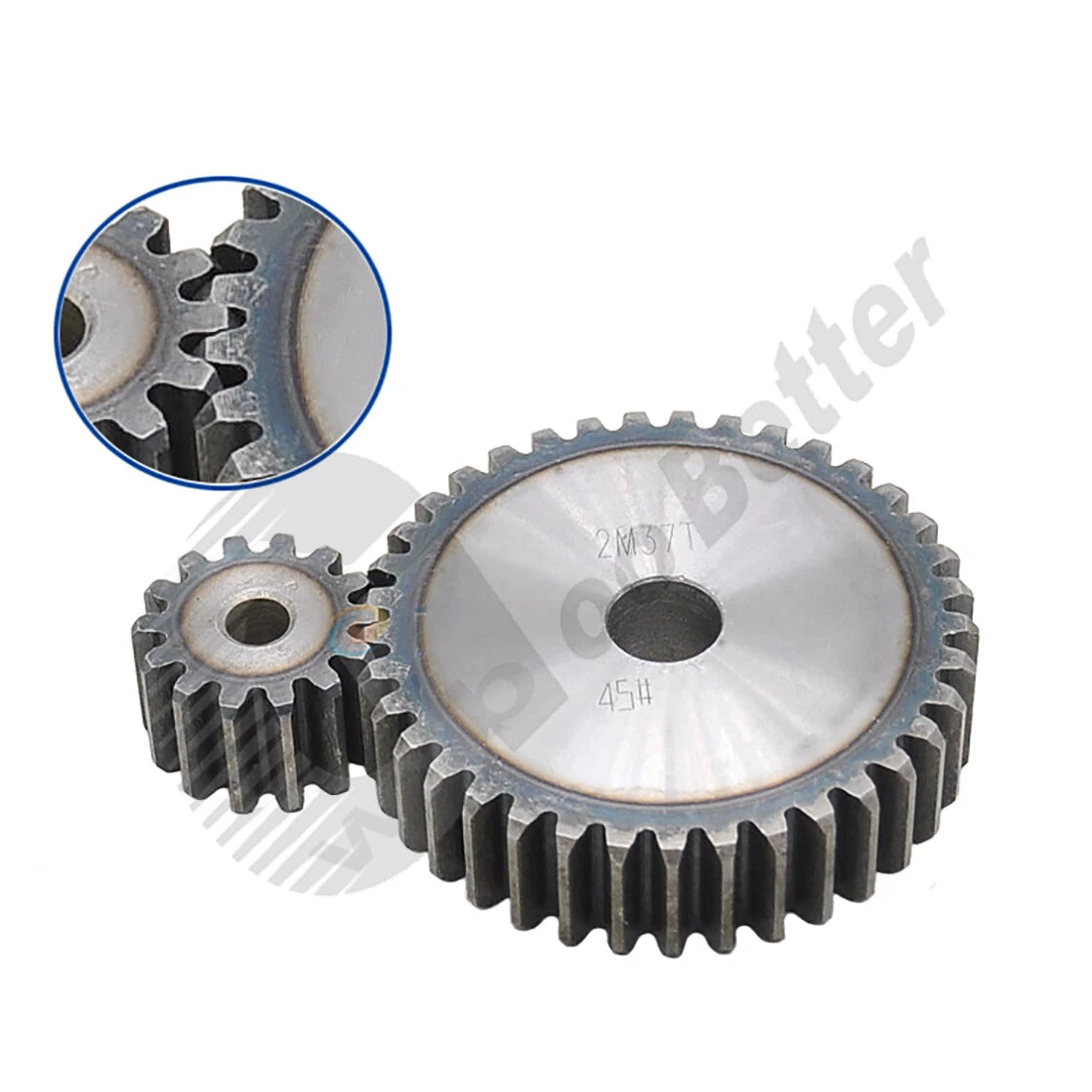 3 Mod #45 Steel Spur Gears Flat Gears 10T 11T 12T 13T~ 56T Blank Hole Gears