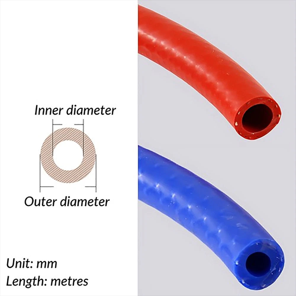 White Rubber-Vacuum Tube Laboratory Hose Pipe High Quality Inner Dia 6mm~36mm