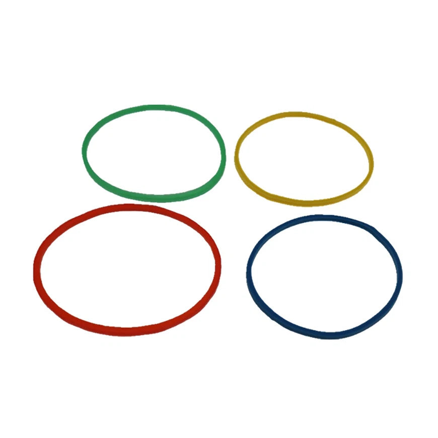 Round Rubber Drive Belts for Pulleys — 15 to 55mm Diameter, Multiple Colors
