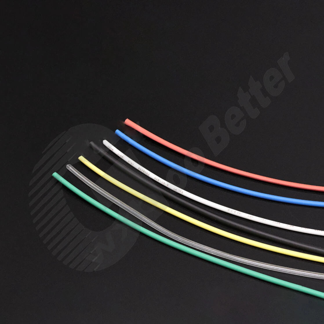 Heat Shrink Tubing 2:1 Ratio — Φ0.6mm to Φ1.5mm, 7 Colors, Polyolefin Wire Sleeving