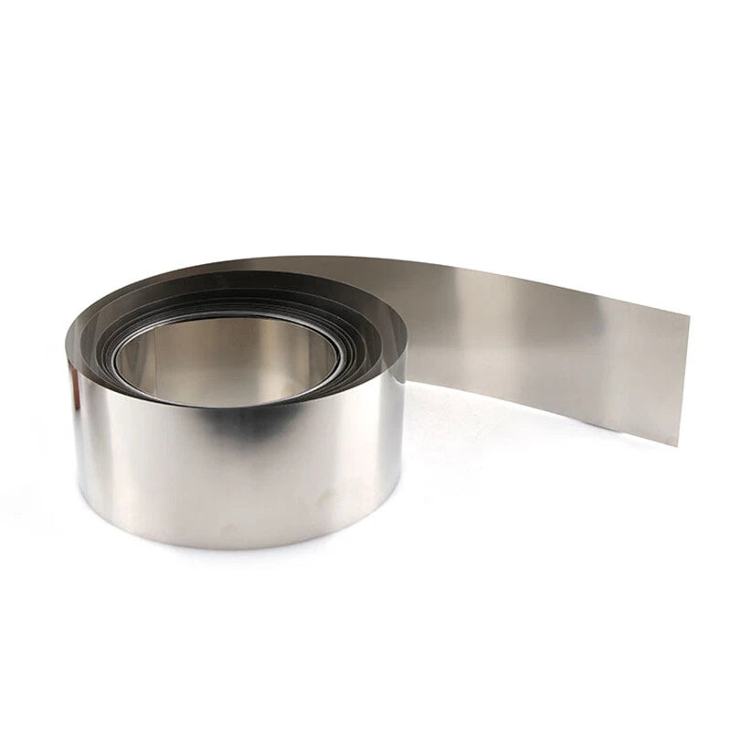 304/301 Stainless Steel Shim Sheet – Bright Polish, 0.02–0.45mm Thick, Cut-to-Size