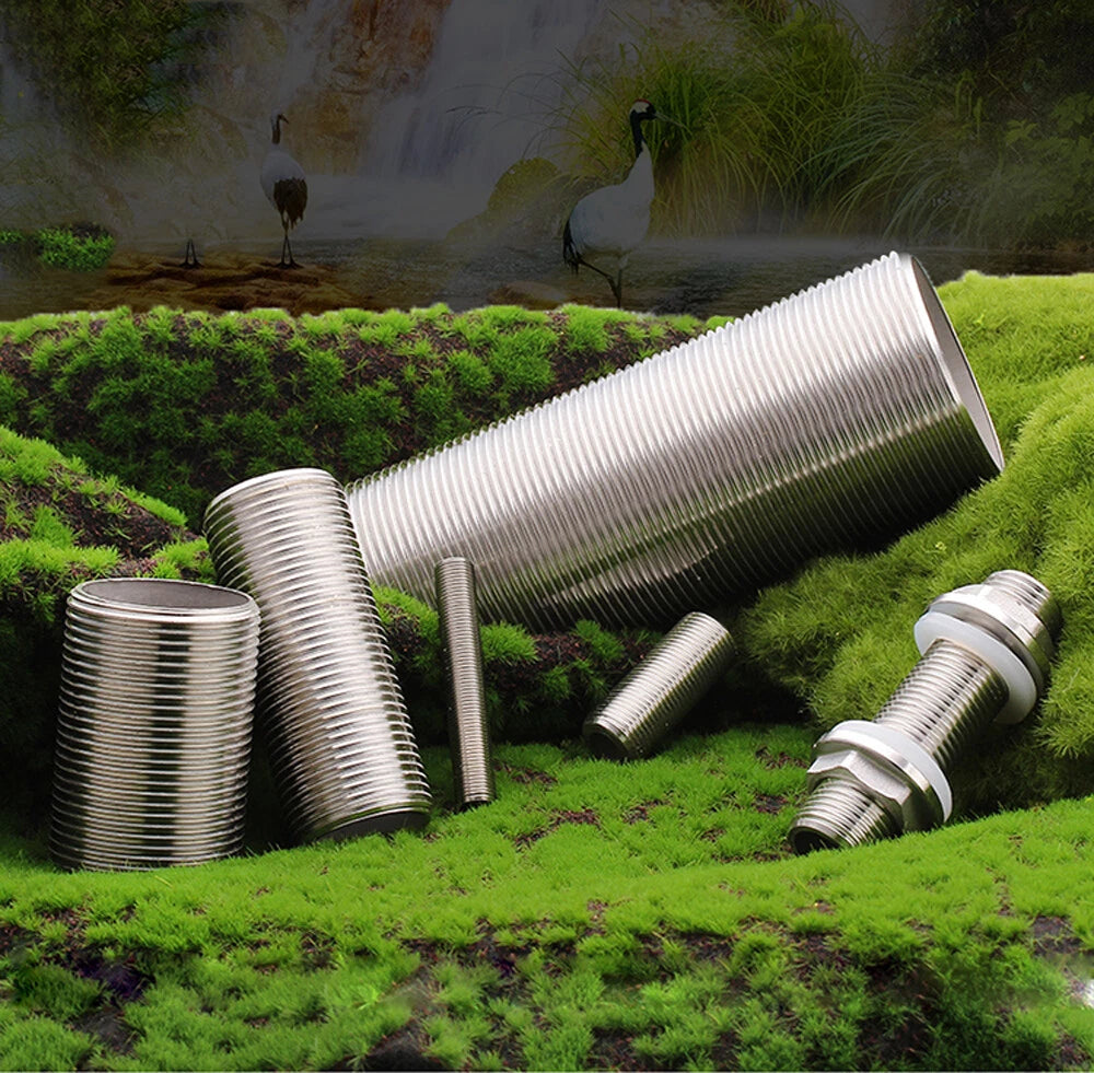 A2 Stainless Steel Male Threaded Rod Connector Stud — Pipe Fitting Bar