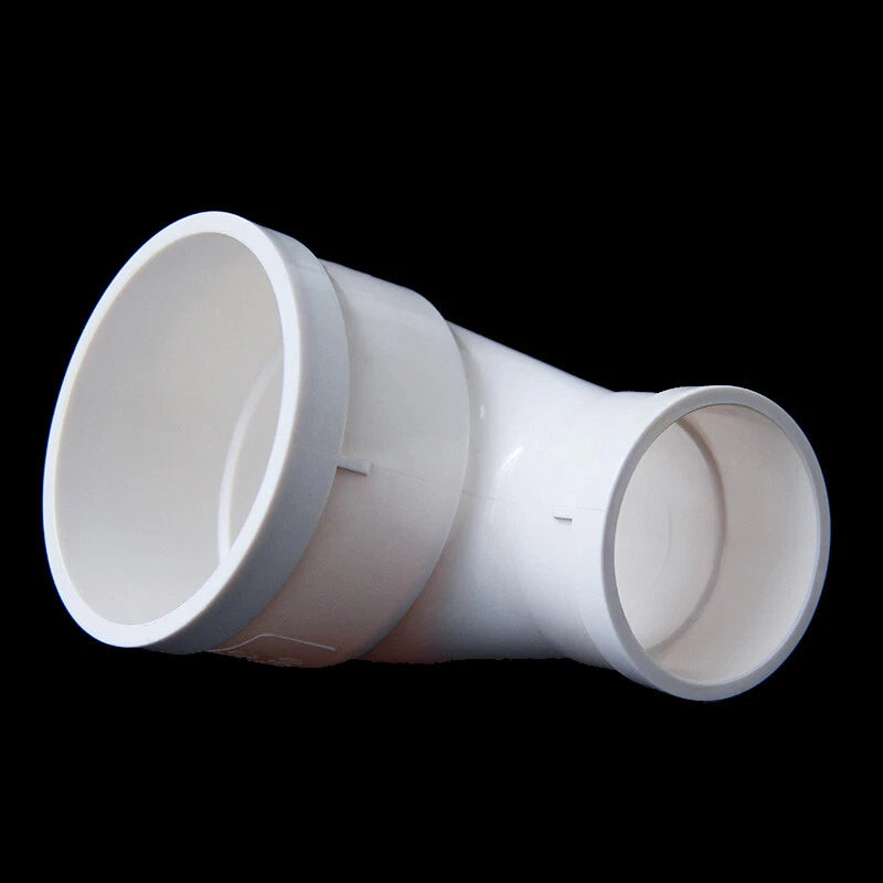 PVC Drainage Pipe Reducer 90° Elbow Connector Adapter Drain Fittings 50mm-160mm