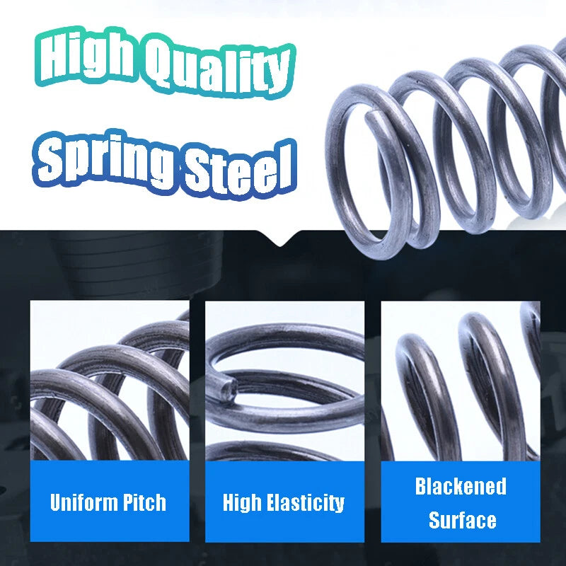 3mm Spring Steel Black Compression Spring 16-27mm OD 20-200mm Length Rust Proof