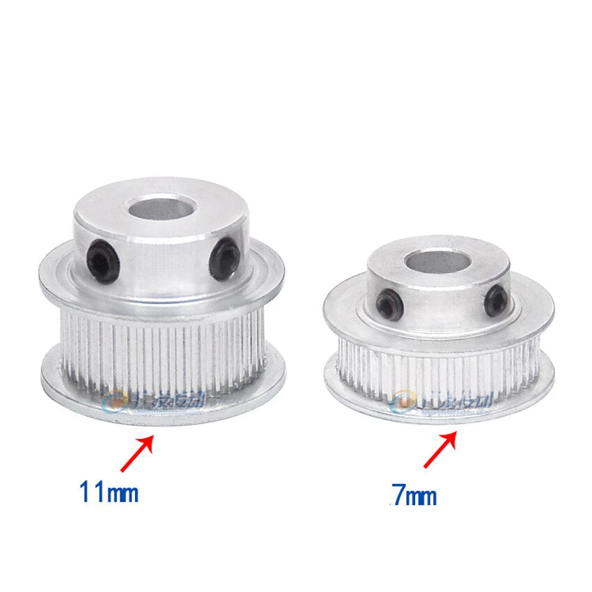 MXL 14-60T Timing Belt Pulley Pitch 2.032mm CNC Drive Pulleys Tooth Width 7mm