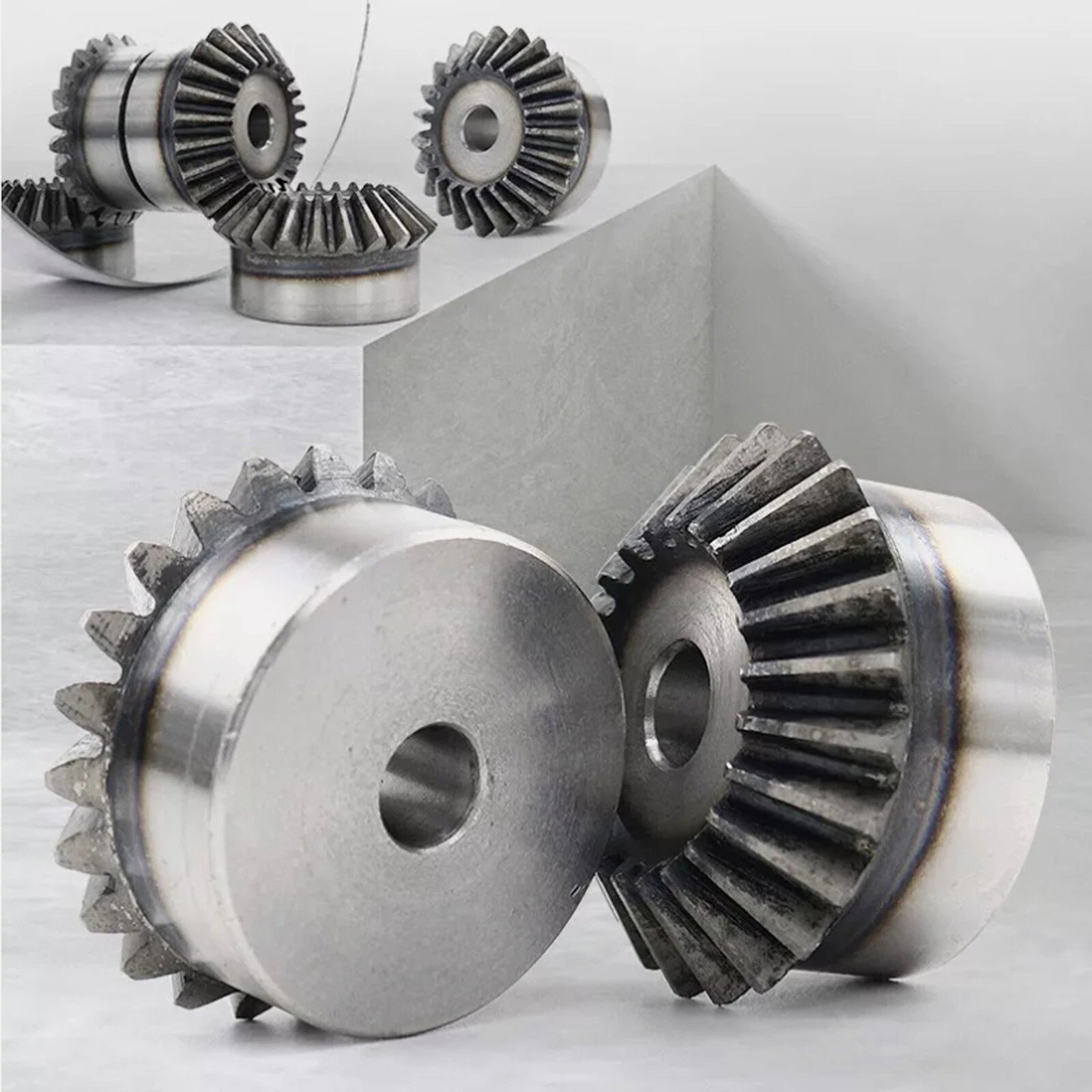3 mod Twill Spiral Bevel Gear 15-40 Zähne 90° Meshing 45# Steel 1:1 Pairing