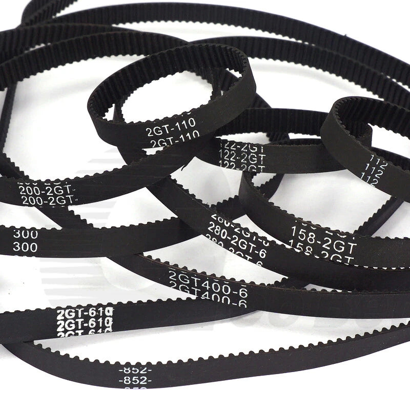 GT2 Closed Loop Timing Belt – 6mm Wide, 2mm Pitch | 48T to 1800T for 3D Printer & CNC