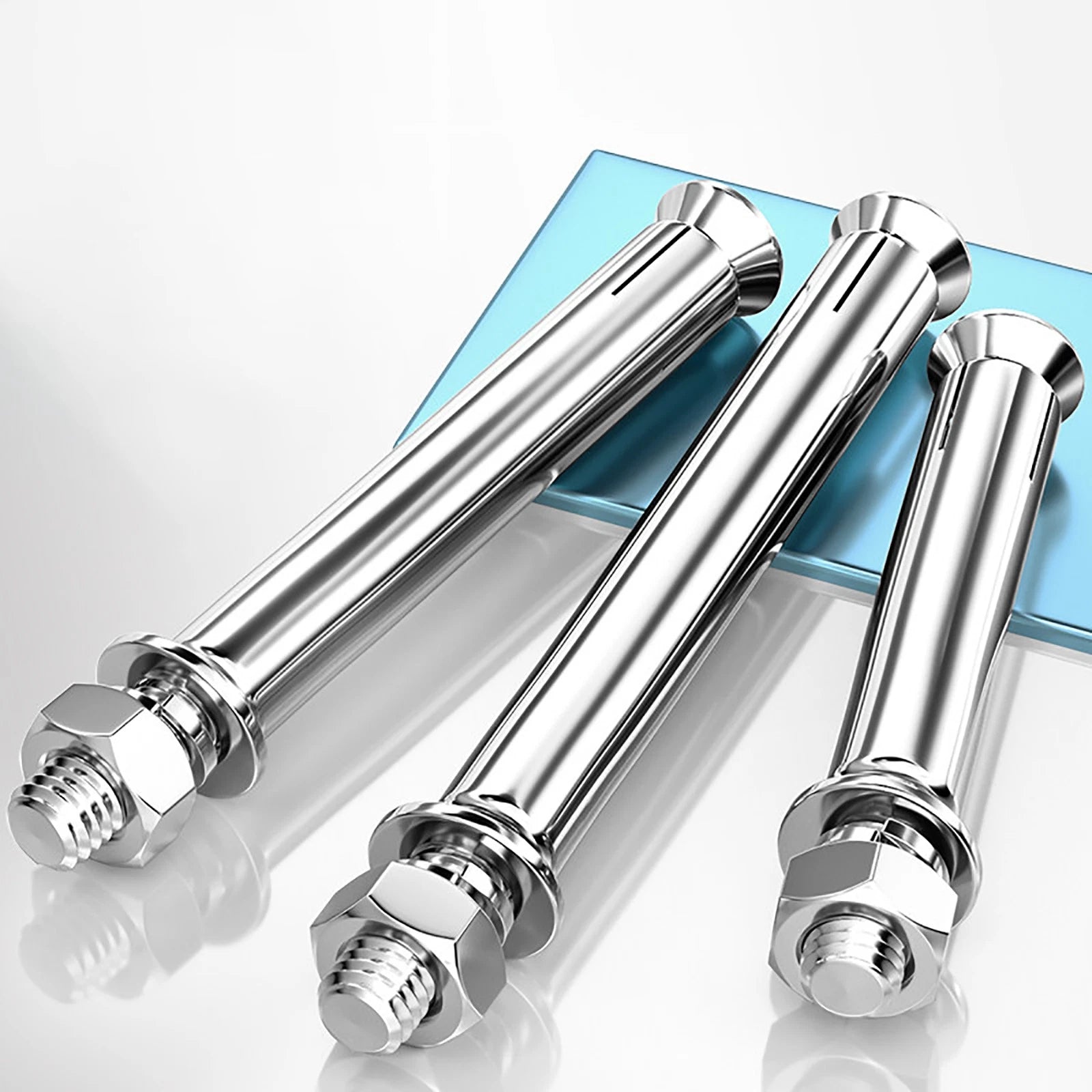 Stainless Steel Expansion Anchor Bolts for Concrete & Masonry — M6 to M16, Extra Long