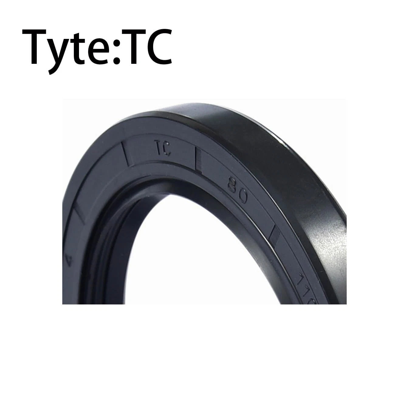 Nitrile Rubber TC Skeleton Oil Seal — Double Lip Shaft Seal | ID 34–427mm
