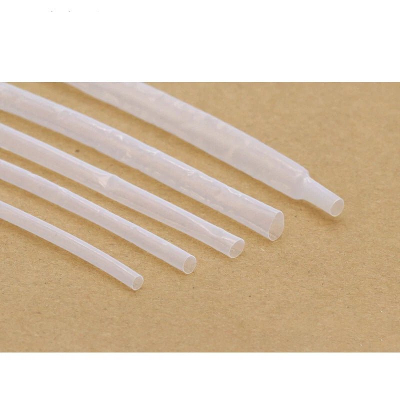 4:1 Transparent Heat Shrink Tubing — 1 Meter, 2mm to 10mm - HomeDIYer