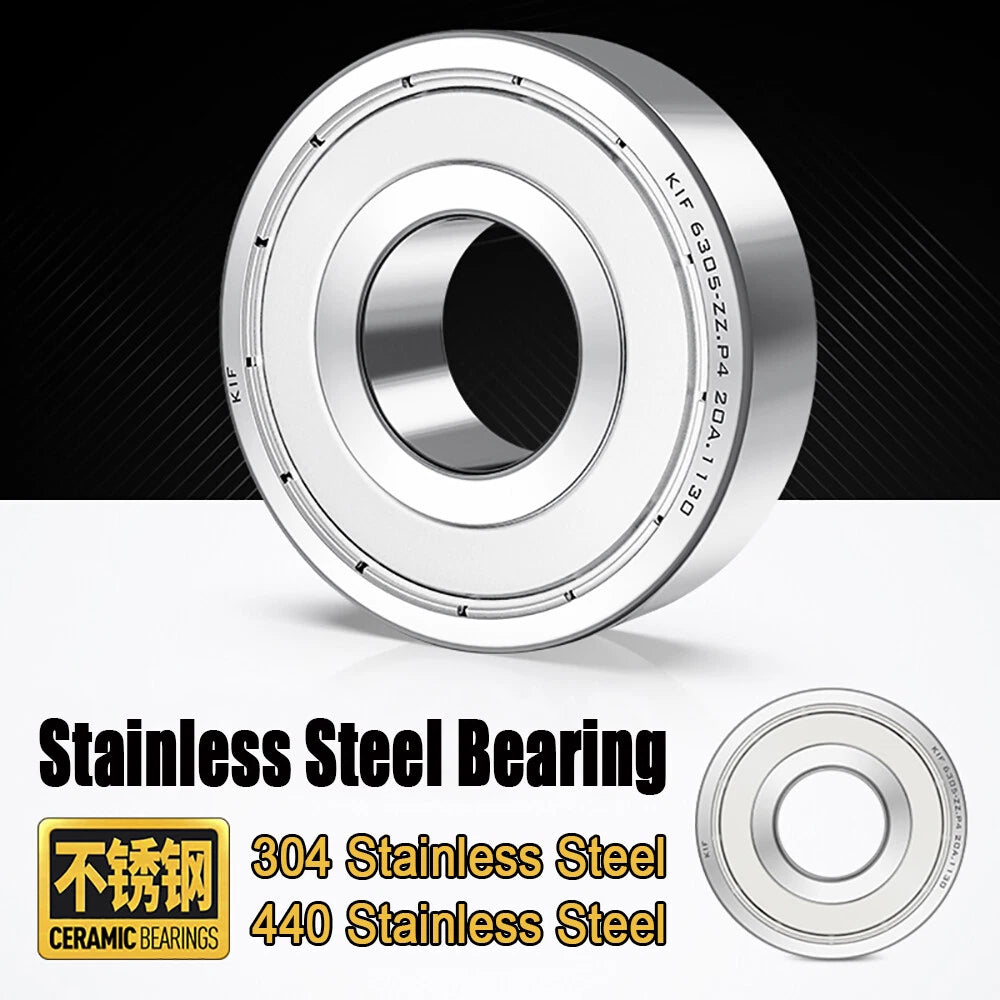 304/440 Stainless Steel Deep Groove Ball Bearing Bearings 6300 6301 6305 to 6312