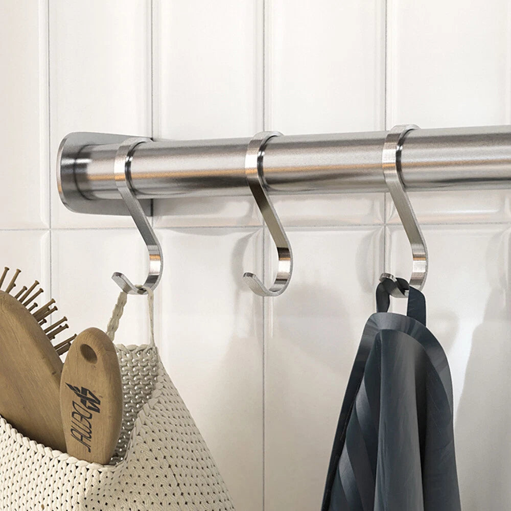 Quality Stainless Steel S Hooks Kitchen Utensil Bathroom Clothes Hanger Hanging