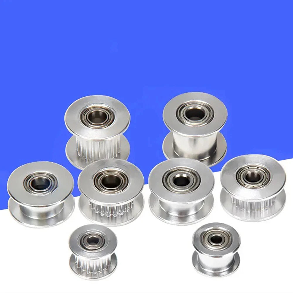 GT2 Timing Belt Pulley 16-100 Teeth 6-10mm Teeth Width Bore 3mm-25mm For 3D