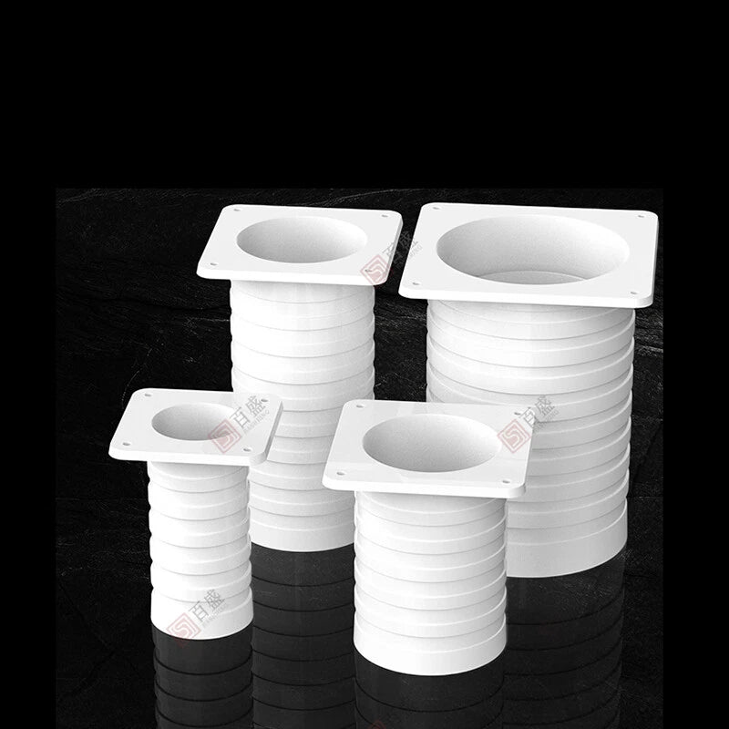 PVC Water Stop Joint Waterproof Sleeve Fittings Straight Drainage 50 75 110mm